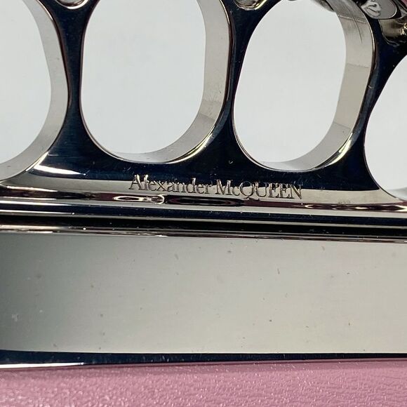 Alexander McQueen Skull Jeweled Mini Chain Hobo Bag - Picture 7 of 16